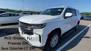 Chevy Suburban Alamo Car Hire Florida Premium SUV Chevrolet PFAR [upl. by Annoik]