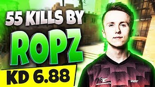 CSGO  ROPZ 55 FRAGS ON MIRAGE  FACEIT [upl. by Mozza]