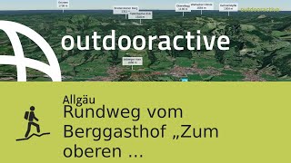 Bergtour im Allgäu Rundweg vom Berggasthof „Zum oberen Horn“ zum Burgschrofen [upl. by Vedetta]