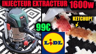 PARKSIDE Aspirateur injecteur extracteur LIDL PWS 20 C2 Carpet Cleaner type KARCHER Kärcher SE4001 [upl. by Anaitat]