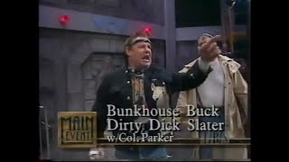 Bunkhouse Buck amp Dick Slater vs Men at Work Main Event Dec 10th 1995 [upl. by Selbbep]