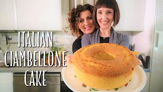 How to Make Homemade Italian Ciambellone  Traditional Italian Cake Recipe  Foodie Sisters in Italy [upl. by Belva]