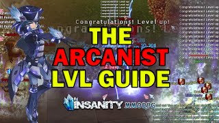 Arcanist FAST Leveling Guide  Insanity Flyff [upl. by Beichner124]