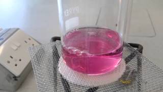 Catalyzed oxidation of sodium potassium tartrate [upl. by Feodore]