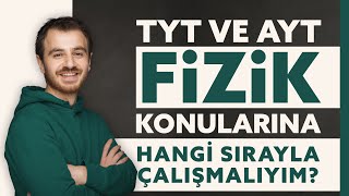 TYT ve AYT Fizik Konularına Hangi Sırayla Çalışmalıyım [upl. by Eidualc]