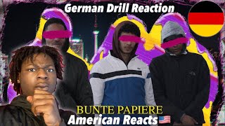 American Reacts to German Drill Lucio101 X Lerizzle X Omar  Bunte Papiere prod by Richie Beatz [upl. by Hendrik793]