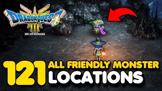 Dragon Quest 3 HD 2D Remake  All Friendly Monster Locations Monster Monitor Trophy Guide [upl. by Aicirtal765]