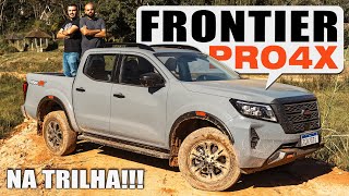 FRONTIER PRO4X 2023 NA TRILHA Será que a picape é boa para um OffRoad [upl. by Kcirderf]