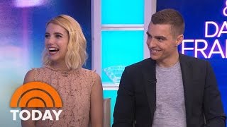 Emma Roberts Dave Franco Reveal Most Embarrassing Scene In ‘Nerve’  TODAY [upl. by Dorene249]