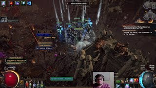 Path of Exile Leveling Forged Frostbearer Spectre Necromancer día 6 Setttlers 325 pathofexile [upl. by Brynna]