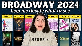 all the broadway musicals opening in 2024 [upl. by Sletten]