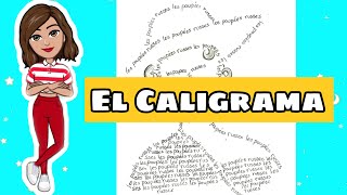 ✅​ EL CALIGRAMA  Función Estructura Características Tipos [upl. by Yemarej356]