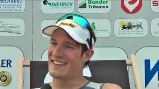 Interview Sebastian Kienle 2 Platz Challenge Kraichgau 2011 [upl. by Gan]