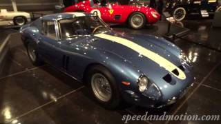 Phil Hill exhibit  Ferrari GTO Testarossa 375MM 750 Monza Chaparral and more [upl. by Anahsirk300]