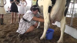 Milking Contest with the Queen and Her Court 2012 [upl. by Pease]