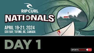 SURF CANADA 2024 RIP CURL NATIONALS 🏄 DAY 1 APRIL 19 2024 [upl. by Anikes]