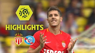 AS Monaco  RC Strasbourg Alsace 30  Highlights  ASM  RCSA  201718 [upl. by Enimassej610]