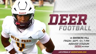 Deer Park Football vs Barbers Hill 91324 [upl. by Myranda]