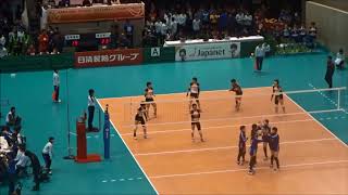 富山第一高校（富山）vs 盛岡誠桜高校（岩手）～春高バレー2018・女子2回戦～ [upl. by Akienahs690]