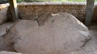 King Ashoka Rock Edicts Fifteen Points Silk Road Shahbaz Garhi Pakistan [upl. by Romanas725]