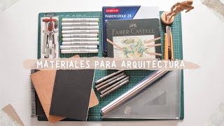 MATERIALES para ARQUITECTURA pt1 [upl. by Ayahsey]