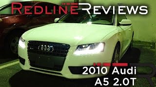 2010 Audi A5 20T Review Walkaround Start Up Test Drive [upl. by Nillor23]