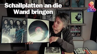 Schallplatten an der Wand RahmenIdeen für deine Sammlung vinylcommunity records [upl. by Yasmar]