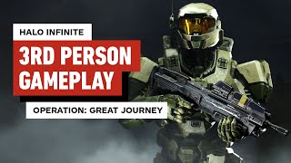 Halo Infinite 3rd Person Firefight Gameplay  Operation Great Journey [upl. by Enovaj]