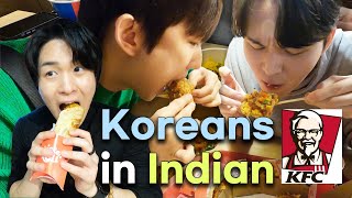 Koreans annihilating Indian KFC Delhi 2023 Ep7 [upl. by Meda41]