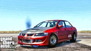 GTA 5 REAL LIFE MOD 649  1200HP EVOS VS DRAG SUPRA GTA 5 REAL LIFE MODS 4K [upl. by Hawken]