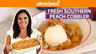 How to Make Fresh Southern Peach Cobbler  Get Cookin  Allrecipescom [upl. by Barabbas37]