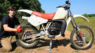 Yamaha Yz490 Dirt Bike First Ride INSANE POWER [upl. by Evey776]