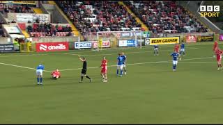 CLIFTONVILLE V GLENAVON BBC SPORT HIGHLIGHTS  2024 IRISH PREMIERSHIP FOOTBALL [upl. by Duong]