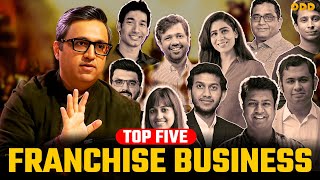 Top Five Franchise Business in India  Franchise in India  Digitalodd [upl. by Broek]