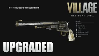 M1851 WOLFSBANE MAGNUM  Fully Upgraded Instructions Guide  Resident Evil Village [upl. by Reidar]