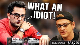 Esfandiari BLOWS UP on quotIDIOTquot Phil Laak [upl. by Redvers173]