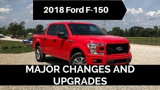 2018 Ford F 150 Review of major changes and upgrades vs 2017 F 150 [upl. by Sammie]