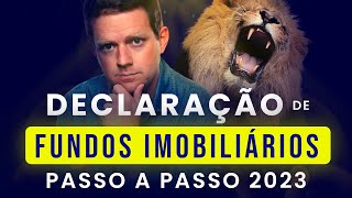 IMPOSTO DE RENDA como DECLARAR seus FUNDOS IMOBILIÁRIOS [upl. by Robbin]