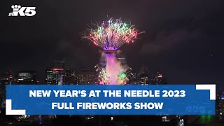 FULL New Years at the Needle fireworks show 2023 [upl. by Noelc]