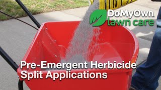 How to Apply PreEmergent Herbicide Split Applications  DoMyOwncom [upl. by Rebeh]