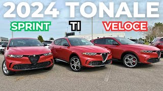 Alfa Romeo Tonale Sprint Ti and Veloce Side By Side Comparison [upl. by Jany]