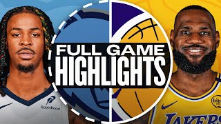 GRIZZLIES at LAKERS  FULL GAME HIGHLIGHTS  December 15 2024 [upl. by Middendorf]