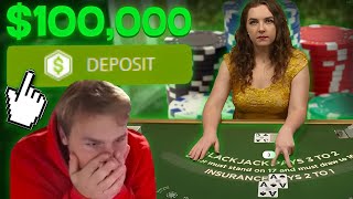 I Went to Blackjack with 100K and a Dream [upl. by Notlok]