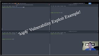 JNDI log4j Vulnerability Exploit Use Example [upl. by Hamian]