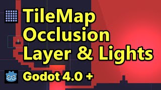 Add lights to your TileMap game using Occlusion layers in Godot 40 Tutorial [upl. by Marjie963]