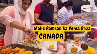 First RozaRamadan Vlog Sehri to Iftar Routine in Canada [upl. by Misaq]