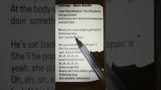 unholy lyrics ll Sam Smith song unholy lyrics ll lyrics word ll song lyrics [upl. by Lapides]