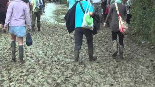 An Insight into a Very Muddy Glastonbury 2011 [upl. by Arabele]