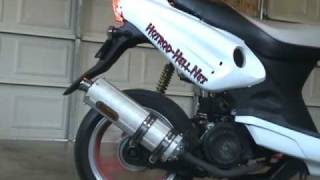 GY6 150cc Stock Muffler Mod [upl. by Japha]