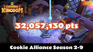 【CookieRun Kingdom】 Cookie Alliance Season 29 Hero Mode 1 Team  【姜饼人王国】 守护之战第29季 英雄模式 （1队） [upl. by Him]